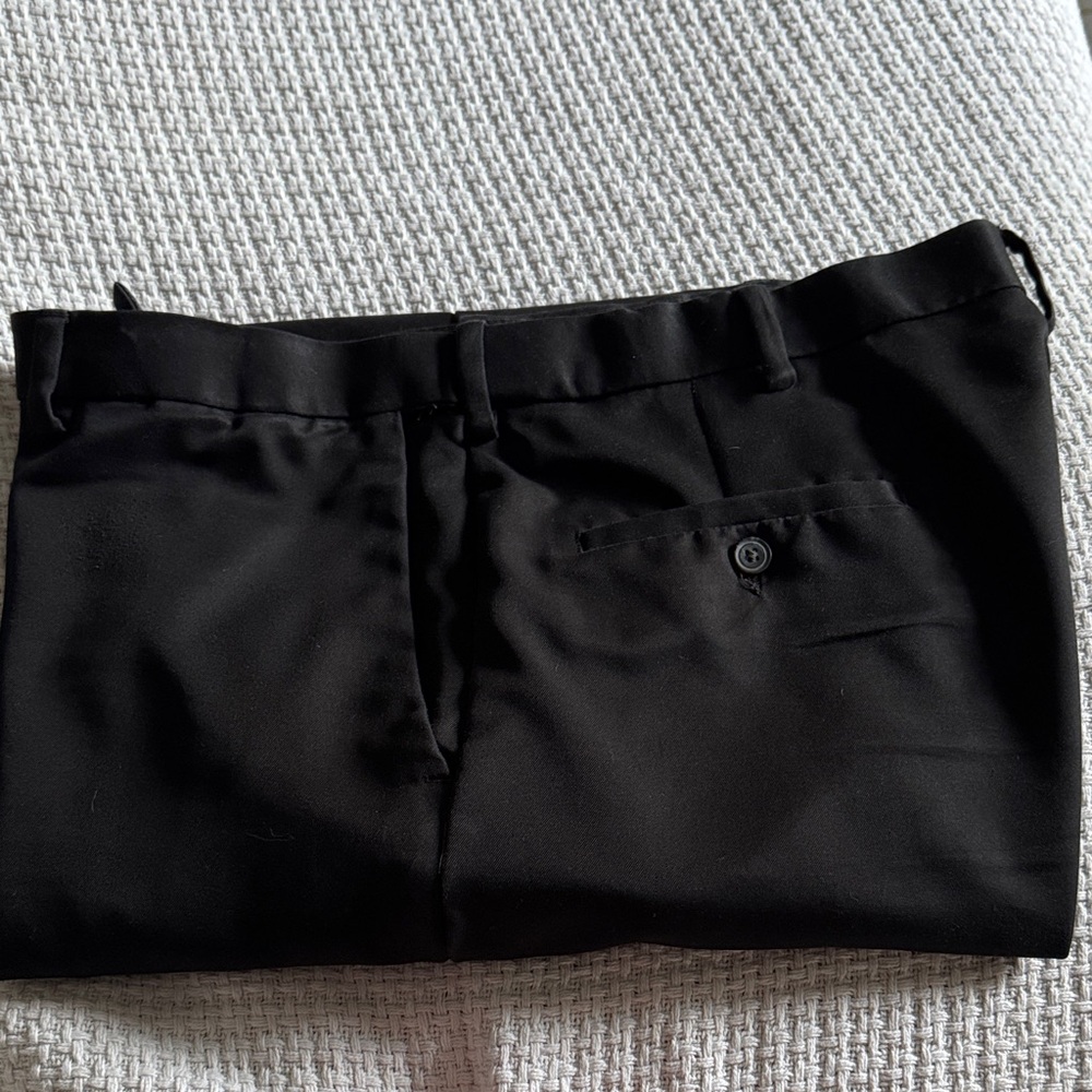Haggar Classic Fit Black Trousers 40x30